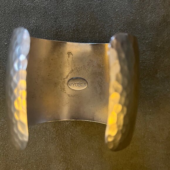 Vintage 1980’s Gerard Yosca Gem Cuff - Picture 8 of 8